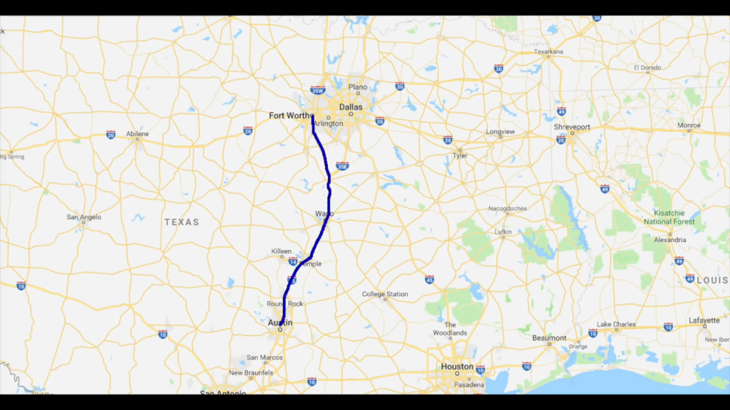 Road Trip Dallas to Austin