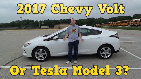 2017 Chevy Volt or Tesla Model 3? Review of Volt
