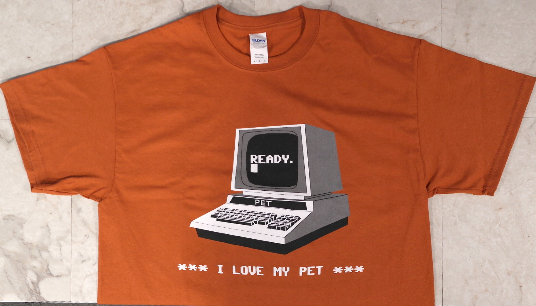 T Shirt Commodore PET Orange