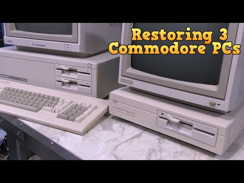Restoring three Commodore PC Compatibles